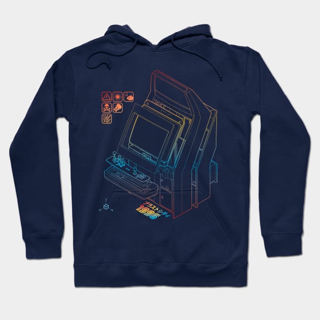 Blueprint Blast City Hoodie by mannypdesign